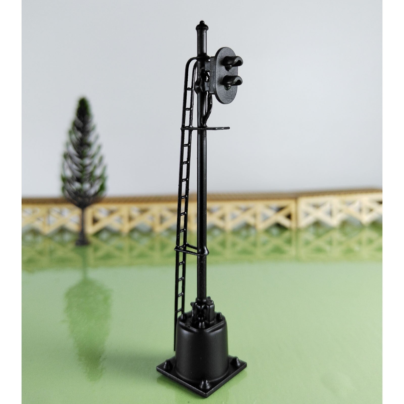 1 x HO scale model railroad 2 aspects block signal LED green/red light #K02SpBK