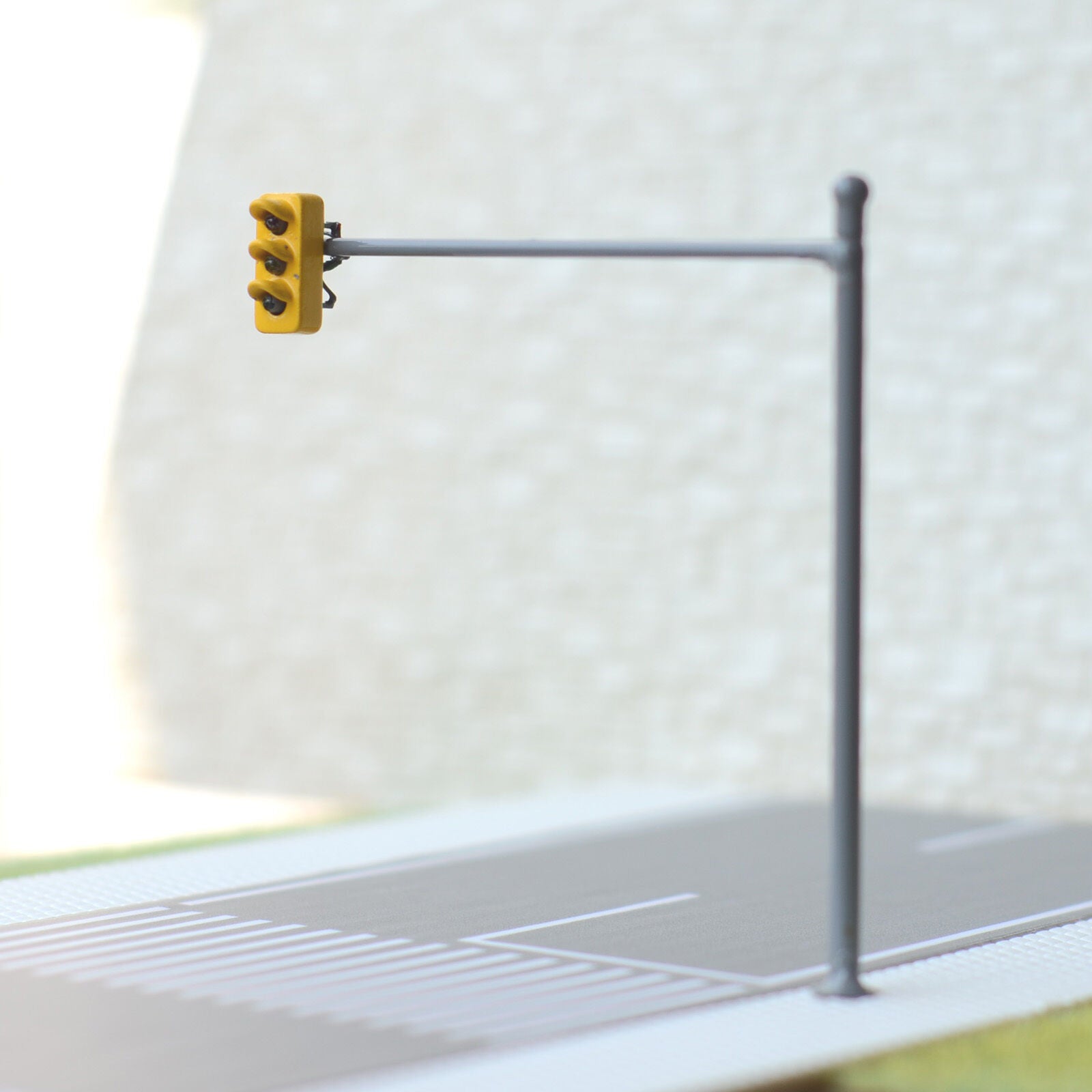 2 x HO / OO traffic light signal LED model train crossing walk Street #V1B3OR