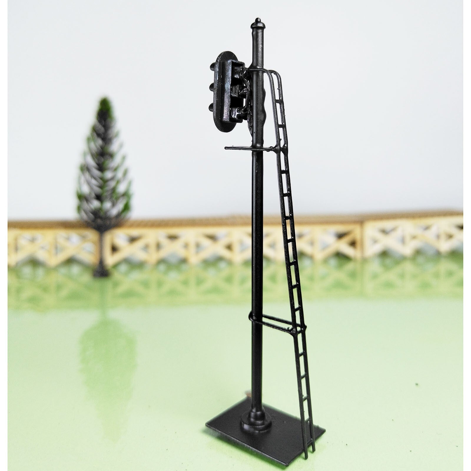 1 x HO scale model railroad 3 aspects block signal LED 3 colors light #K03SrBK