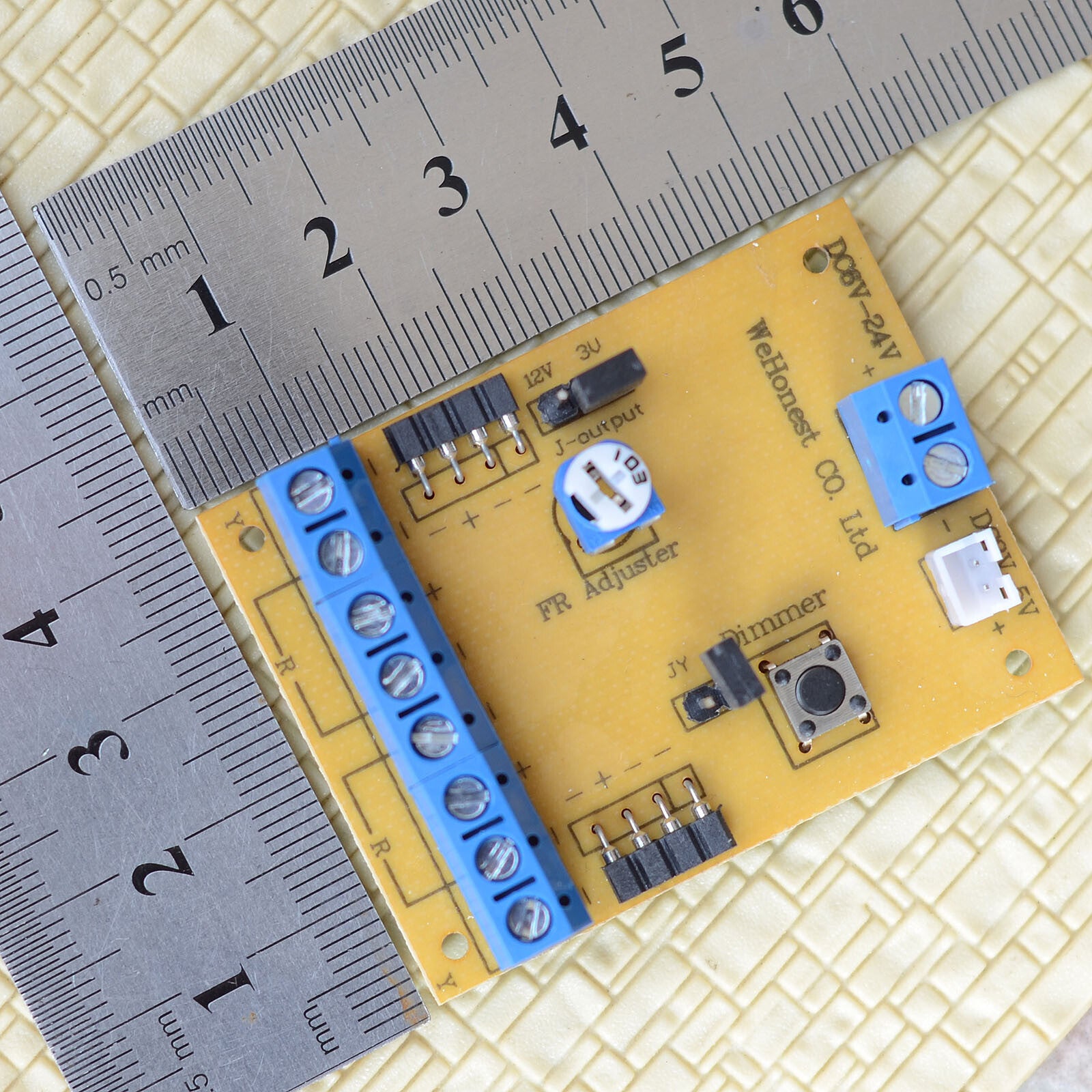 1 x grade crossing signal circuit board flasher blinker w/ dimmer speed adjuster