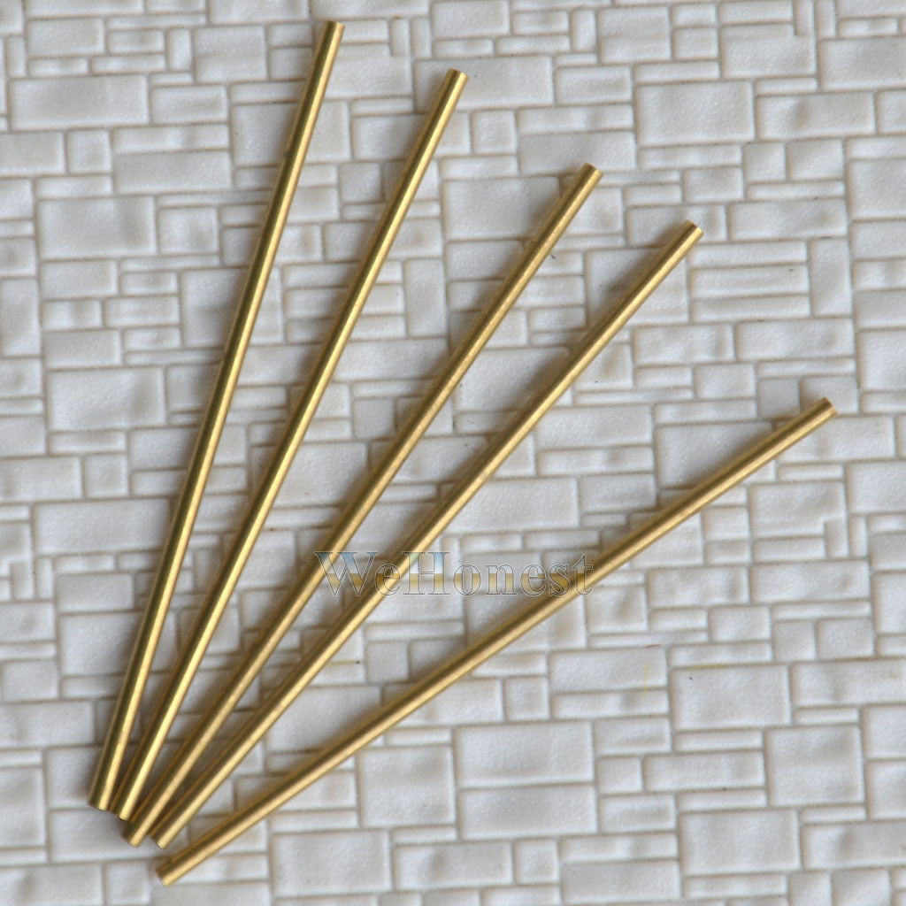 35 pcs Brass Pipe Copper Pipe Copper Tube Φ1.7mm x 60mm