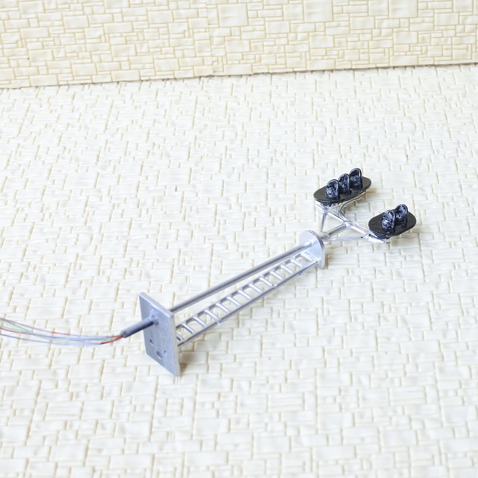 2 x HO OO scale LEDs made railroad branch block signals 3 aspects +2 aspects #SL