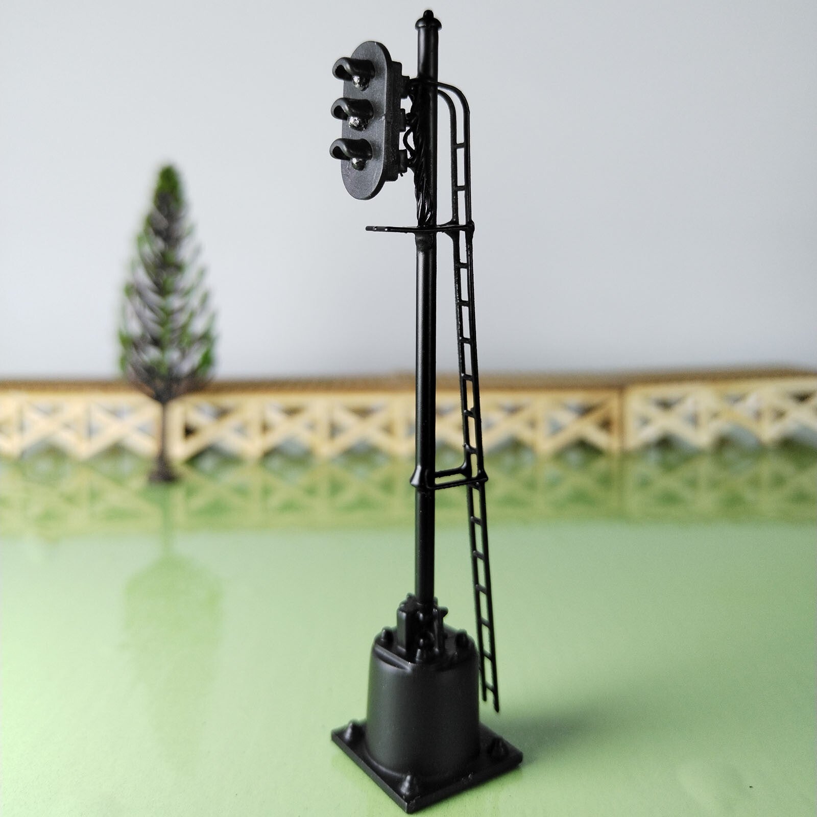 1 x HO scale model railroad 3 aspects block signal LED 3 colors light #K03SpBK