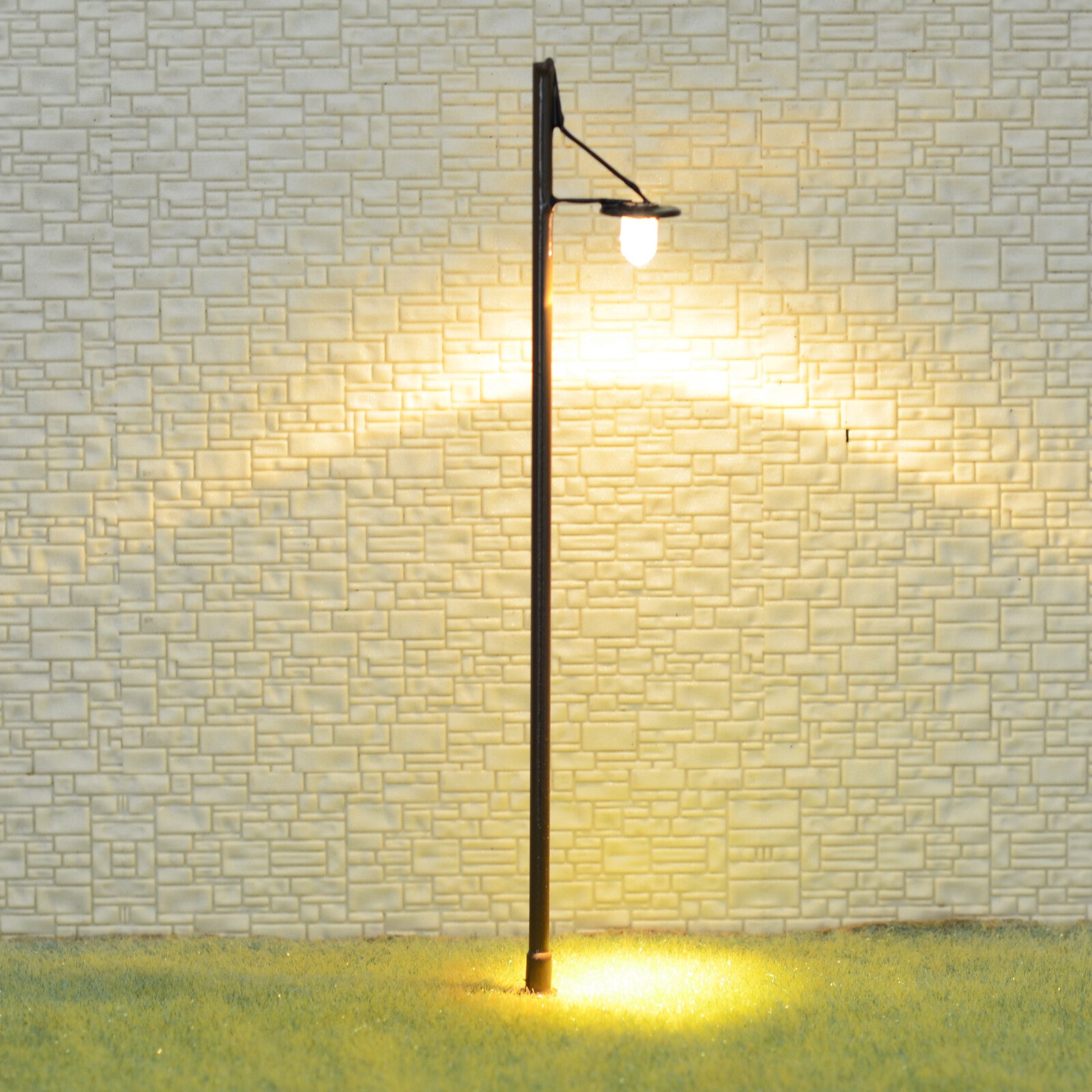 5 x O scale LED light model train railroad street path lamp post +resistor #R7BR