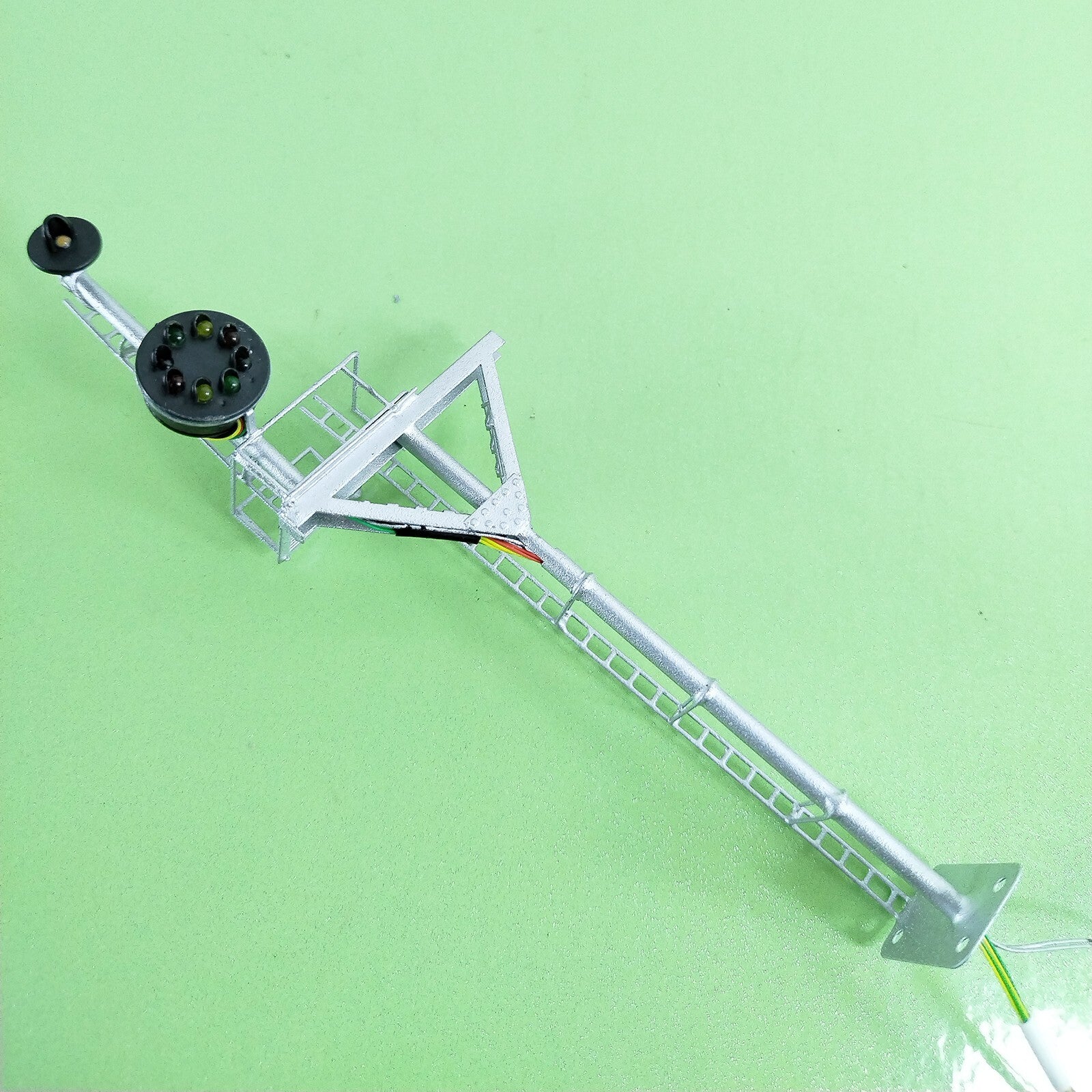 1 x HO scale model railroad tower CPL signal B&O goalpost bracket #LU1