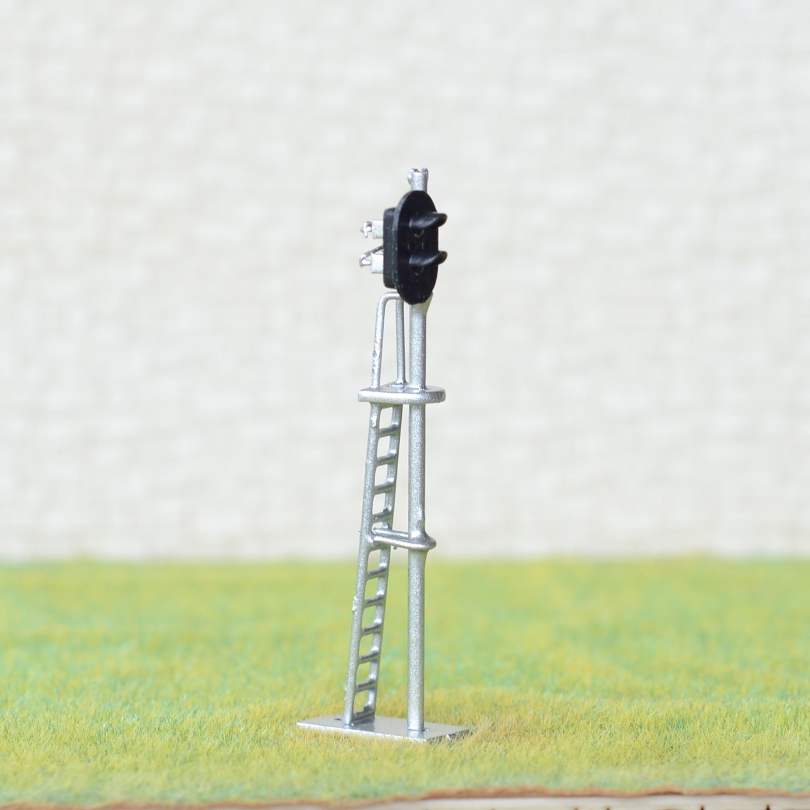 1 x HO scale model train block signal railroad LED light 2 aspect silver #87S2RS
