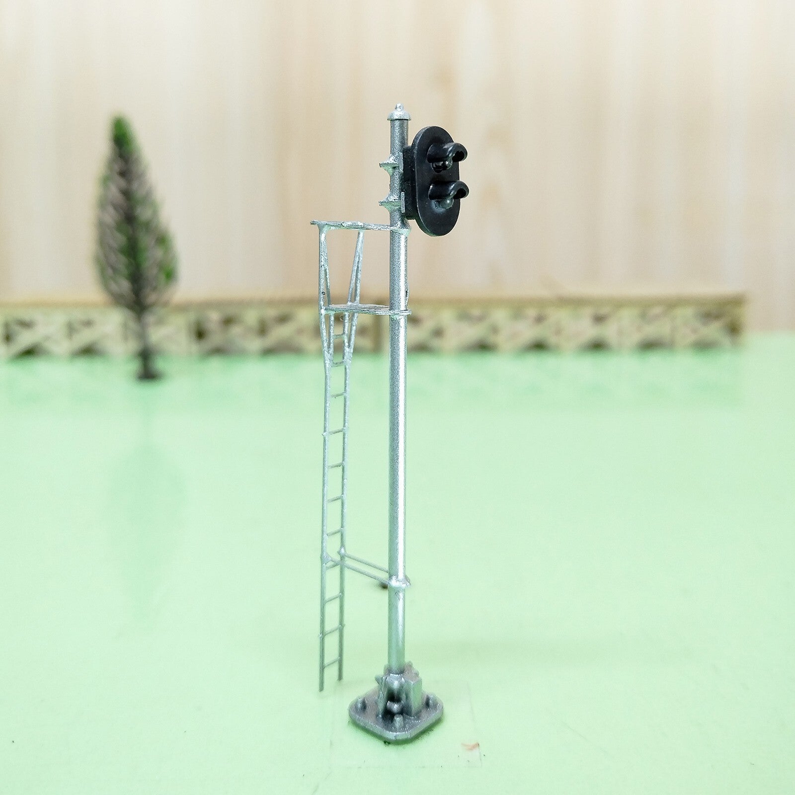 1 x HO scale model railroad 2 aspects block signal LED green/red light #K02Ky