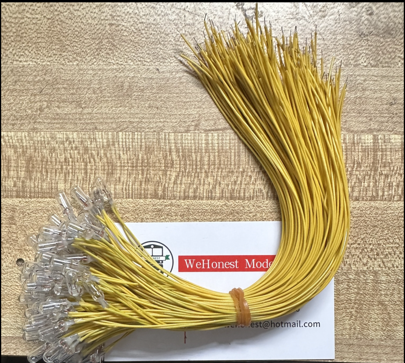 500 pcs Clear Pre-Wired Grain of Wheat Bulbs 4mm 12V 70mA Mini Bulbs with wires