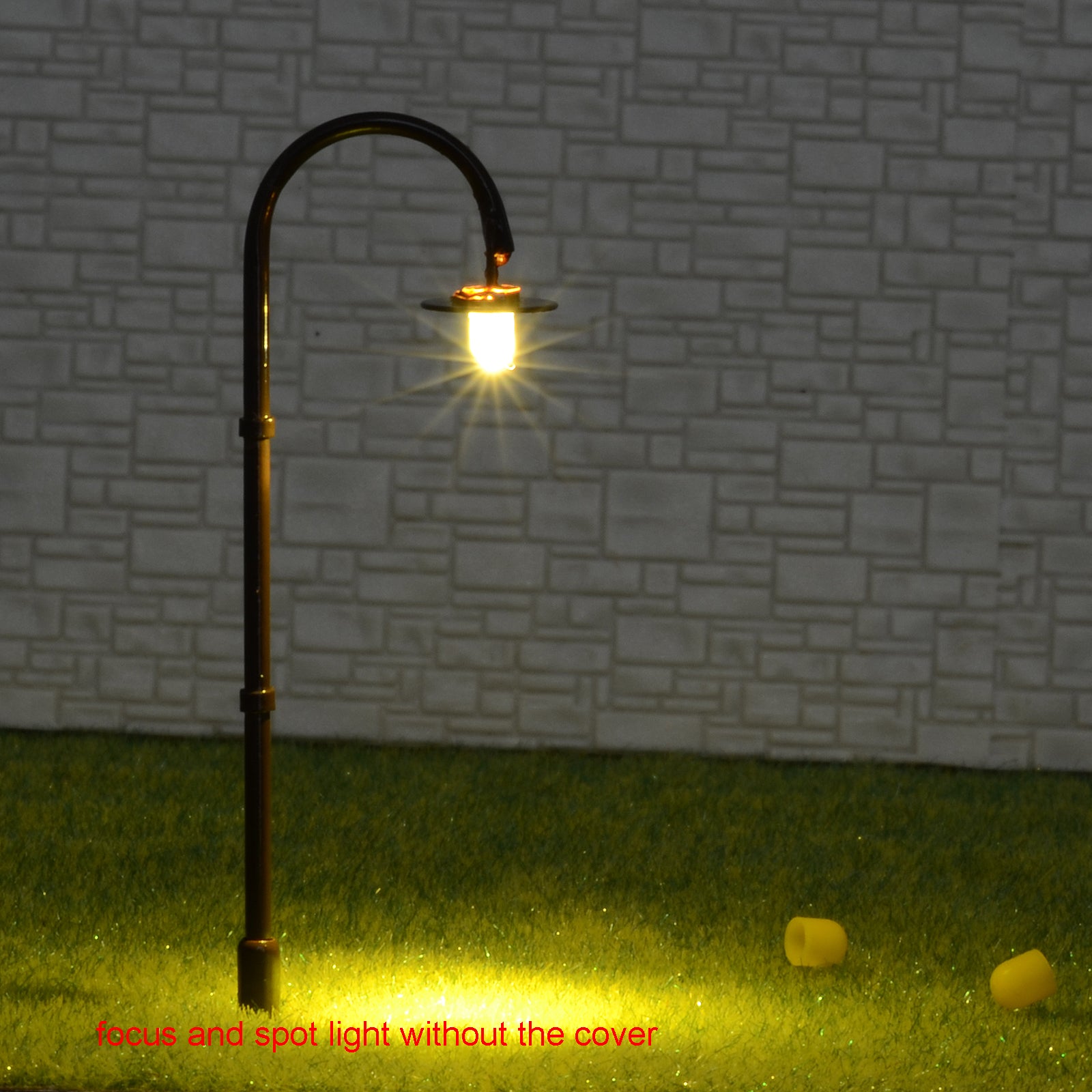 8 x HO OO scale model railroad train Lamps LED Lamp posts street lights #005HO