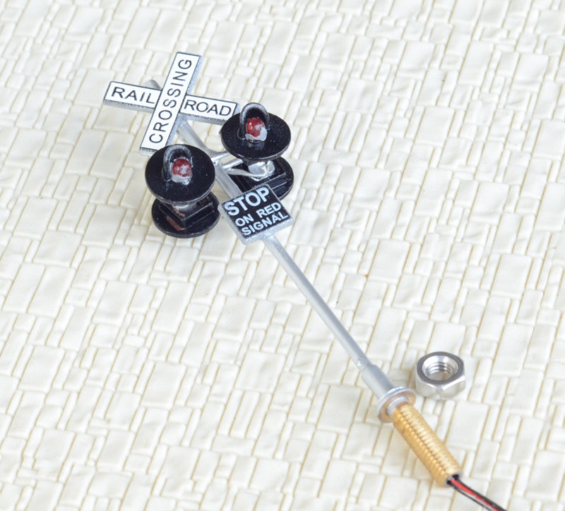OO scale grade crossing signals