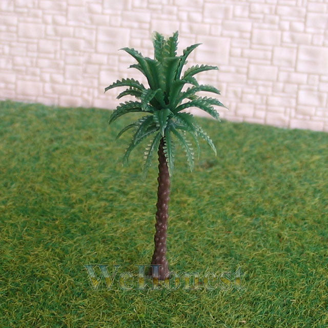 60 pcs Coconut Palm Trees for N scale layout 50mm #M006
