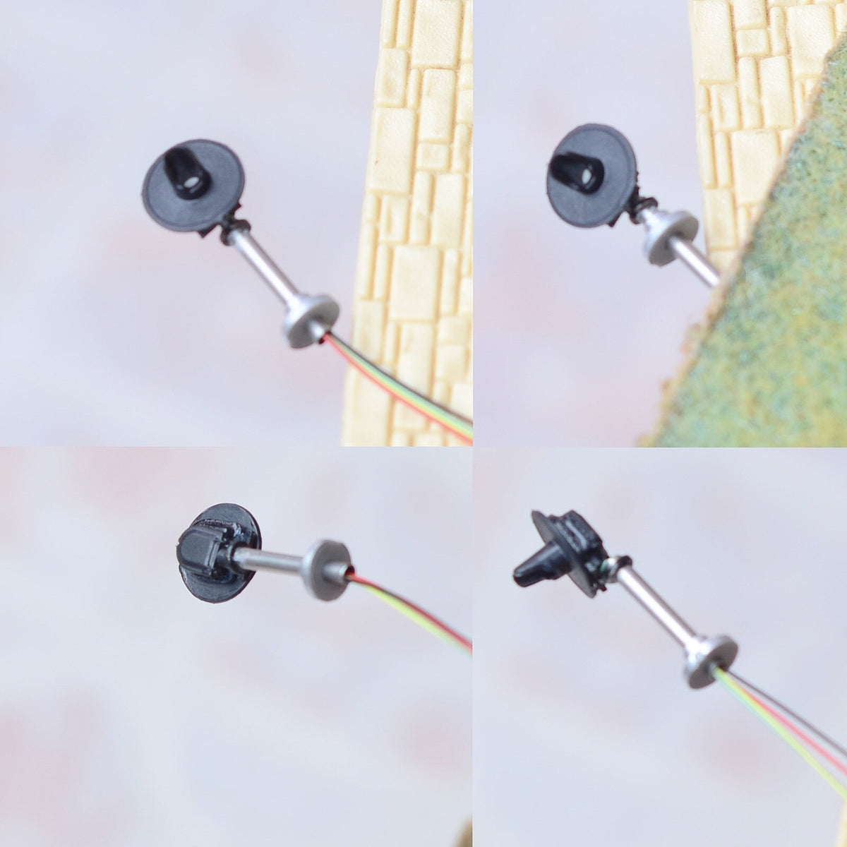1 x HO scale searchlight target cantilever signal bridge making 50cm w