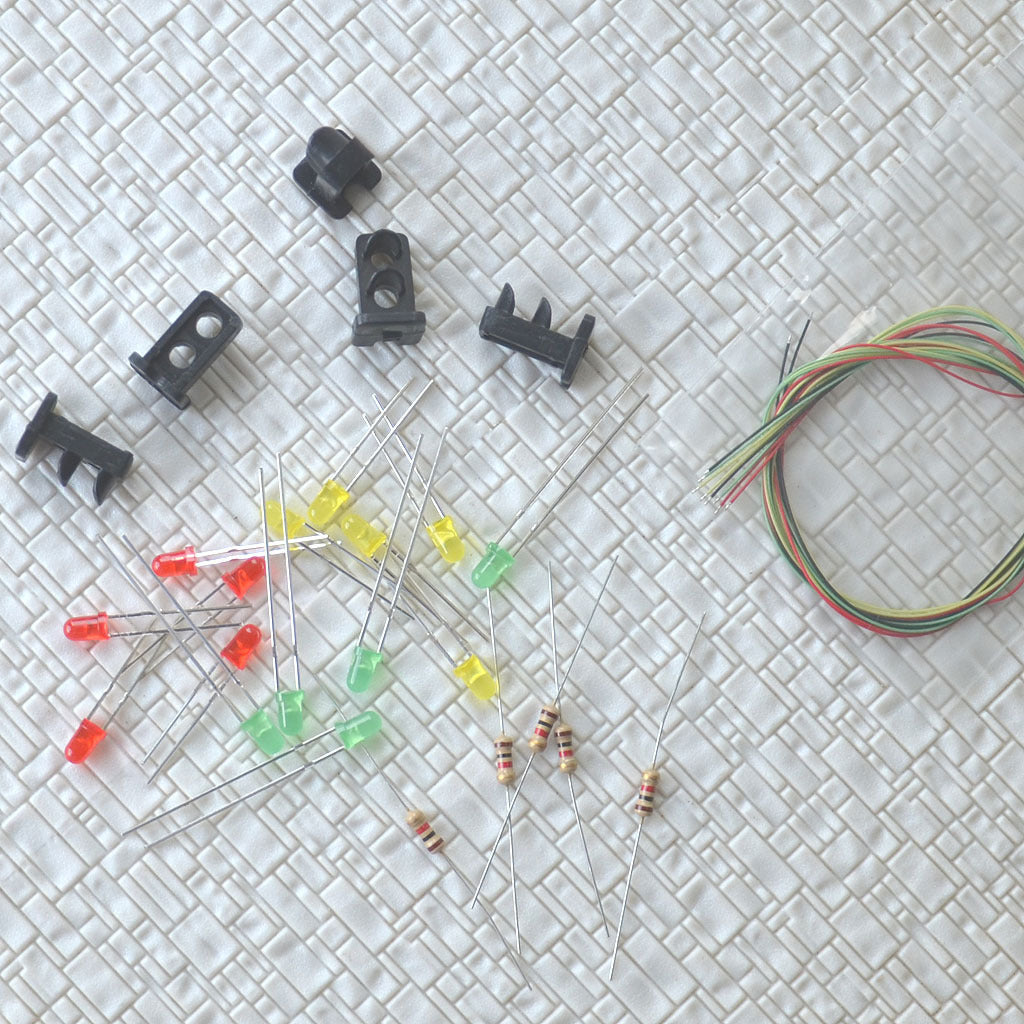 10 sets Target Faces + Accessories for Railway dwarf signal OO HO Scale 2 Aspect