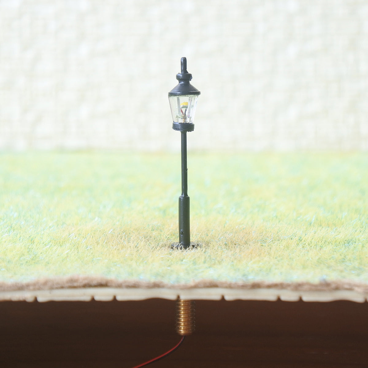 5 x N scale LED antique street light model railroad path lamp post #S0