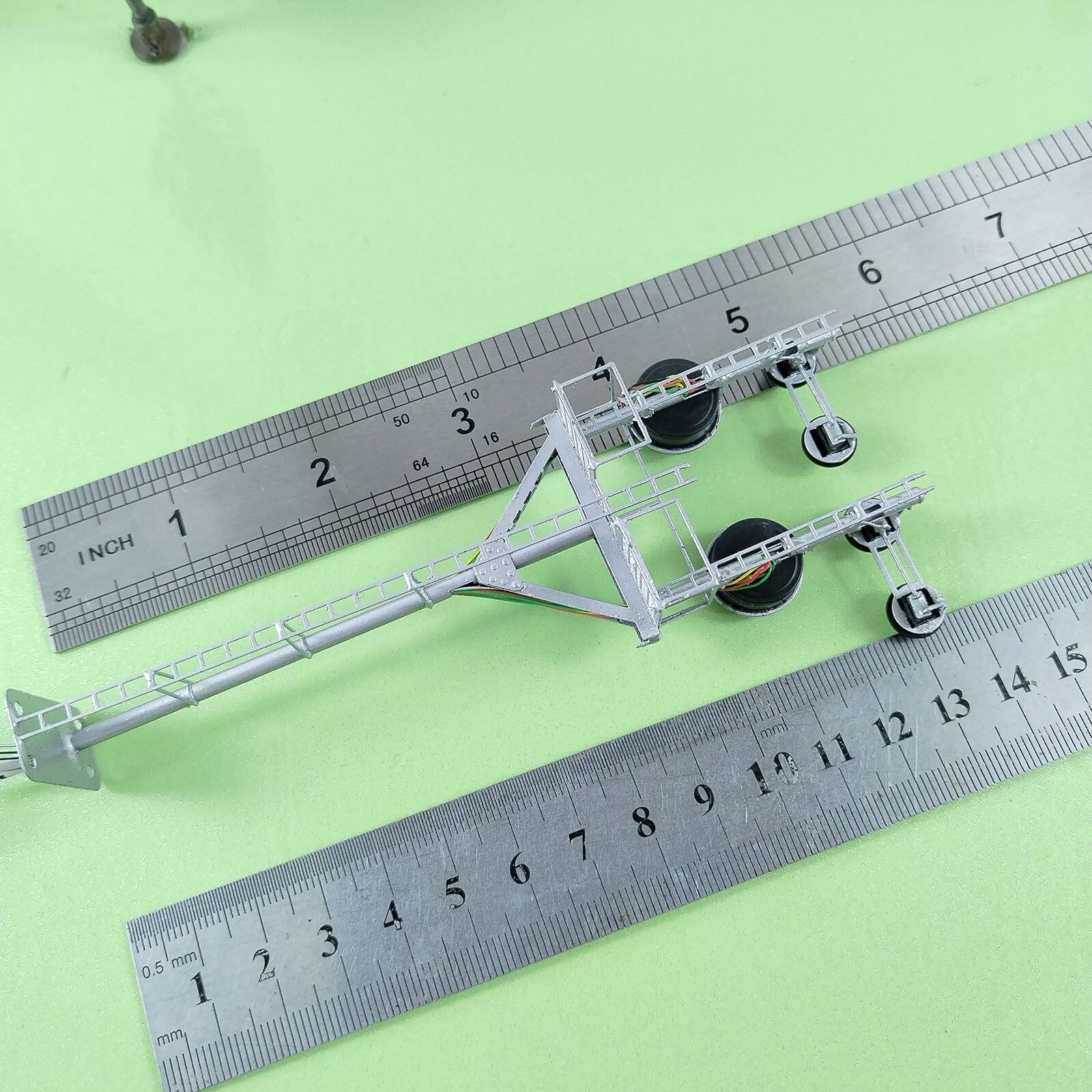 1 x HO scale model railroad tower CPL signal B&O goalpost bracket  #LU11RU11