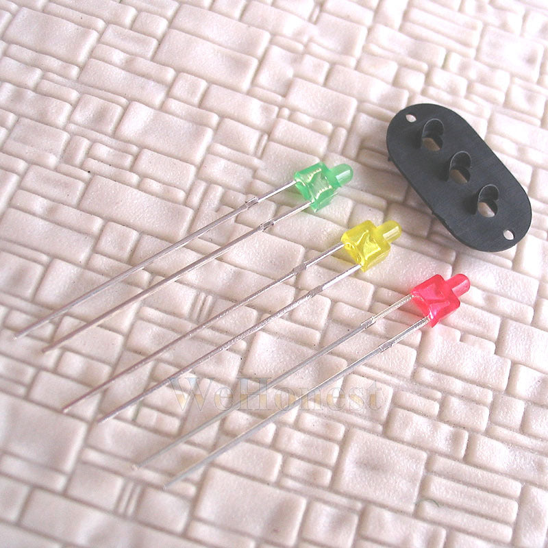 12 pcs Signal Heads with 2mm LEDs for railway signal #3