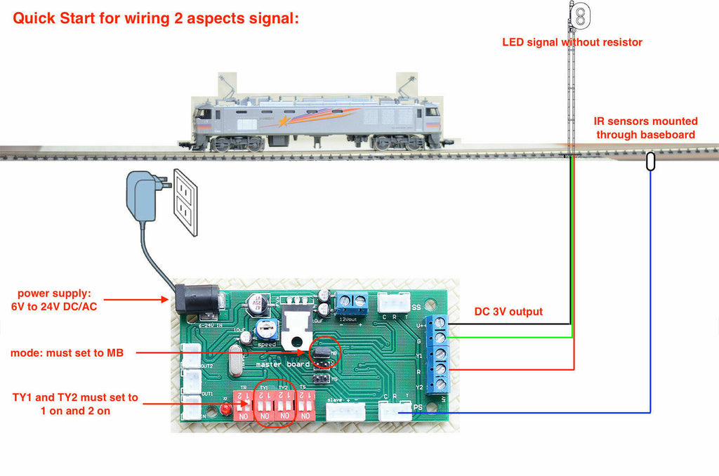 Signalling Automatic Train Control 1 x model train detector automatic signal controller crossing system t