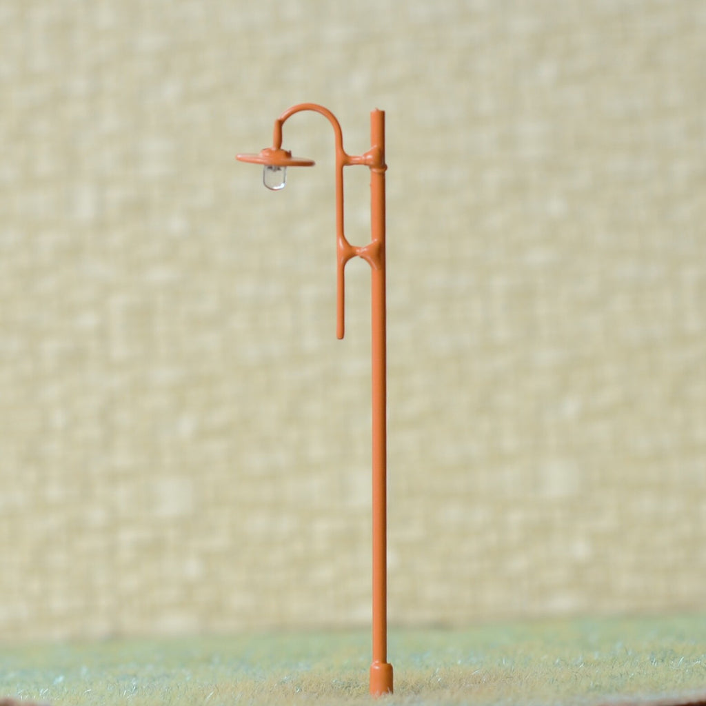 5 x OO / HO Scale street lights model lamp post LED made + 12V resisto
