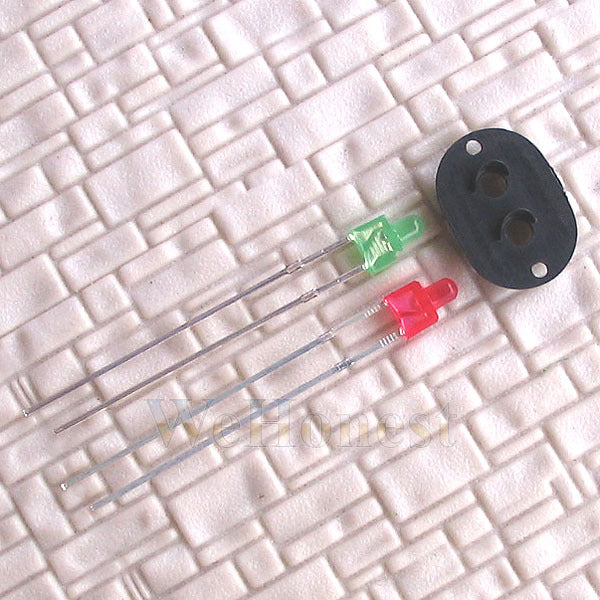 12 pcs Signal Heads with 2mm LEDs for railway signal #2