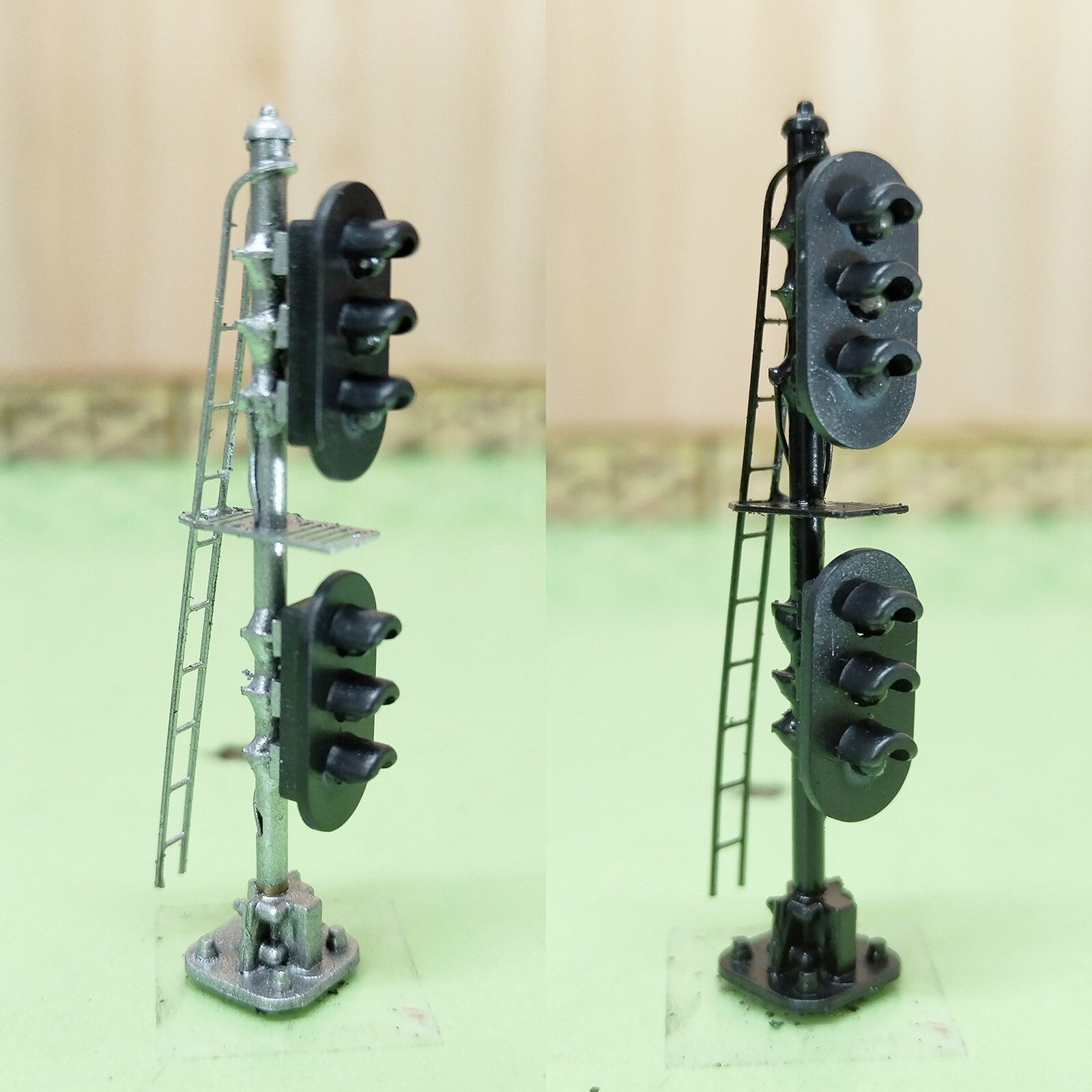 1 x black signal target for cantilever signal bridge making 3 aspects #FB33