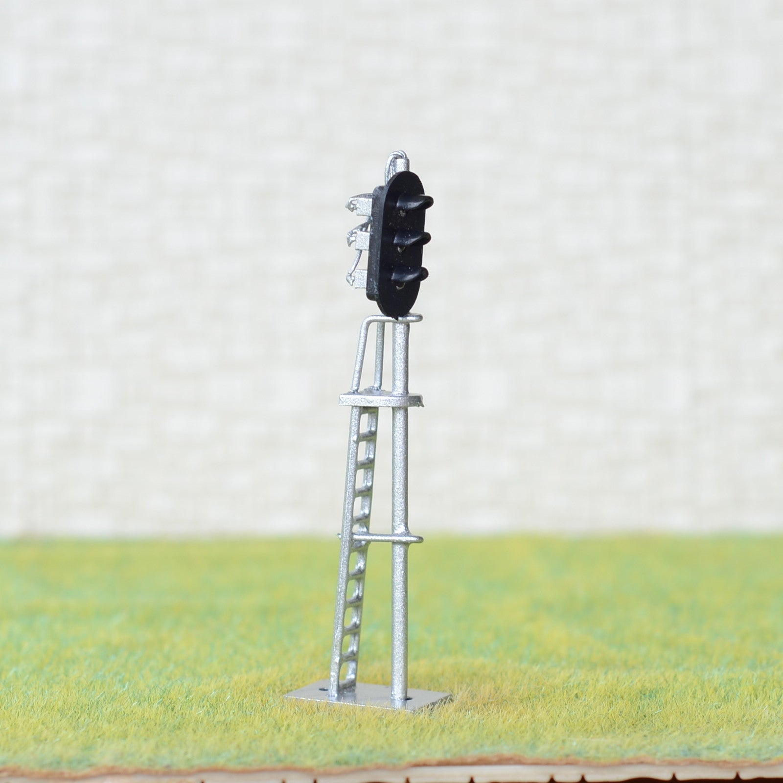1 x HO scale model train block signals railway LED light 3 aspect silver #87S3RS