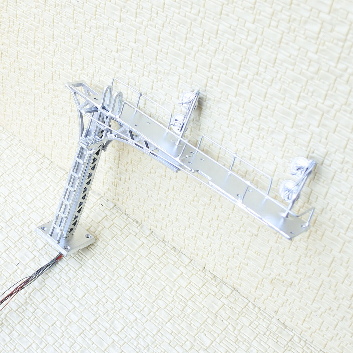 1 x HO OO block searchlight cantilever signal bridge bicolor 2 tracks