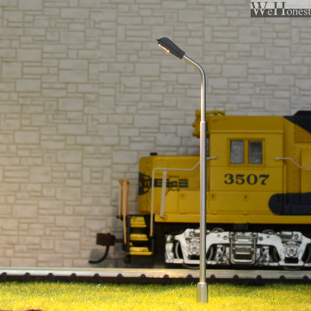 10 x OO / HO scale Model Railroad train Lamp posts Led street light La