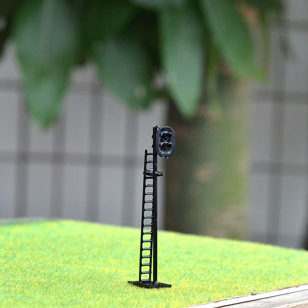 4 x HO Scale 1:87 LEDs Made Railway Signals 2 aspects Block Signals Green/Yellow