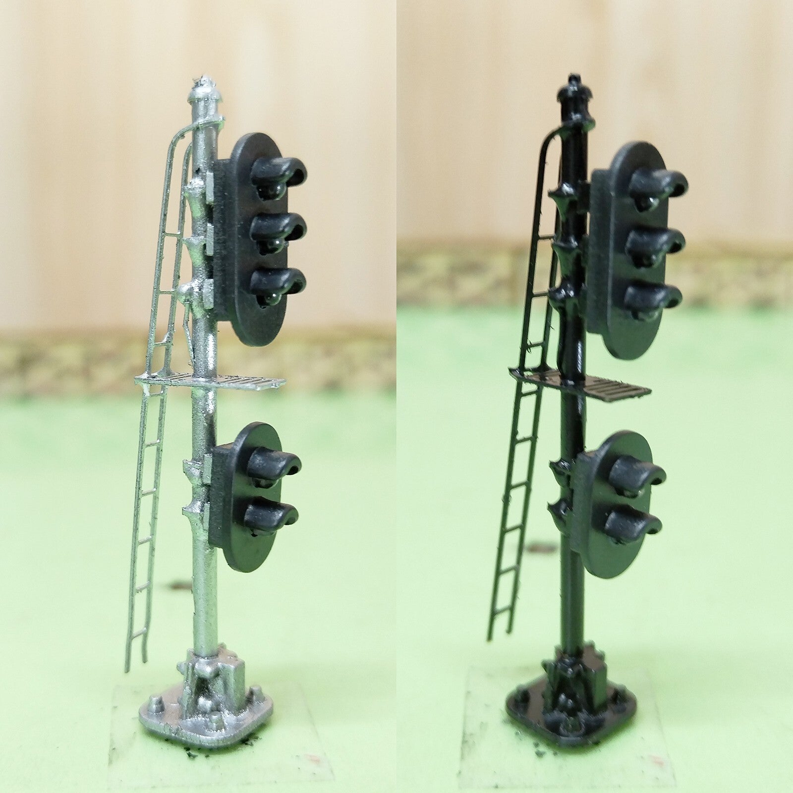 1 x black signal target for cantilever signal bridge making 3 aspects #FB32