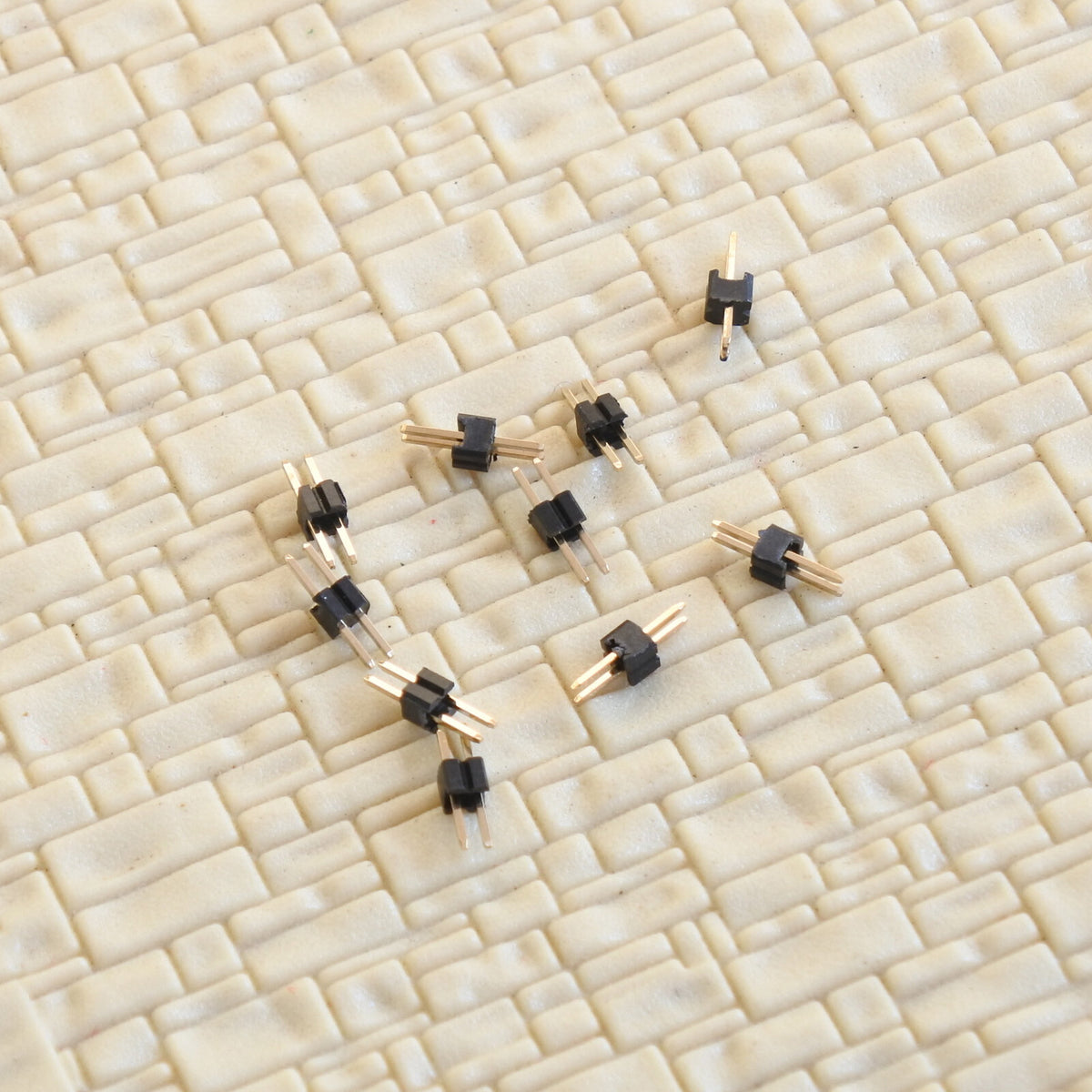 10 pairs combined 2 pins small mini-plug and socket 1.27mm connectors