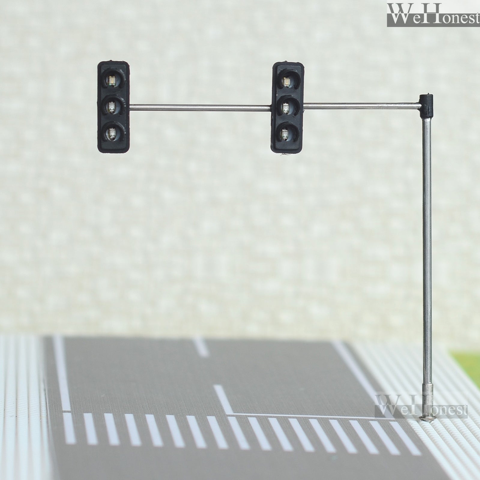 3 x HO / OO Traffic Signal LED Light Model Train Architecture crossing Street #4