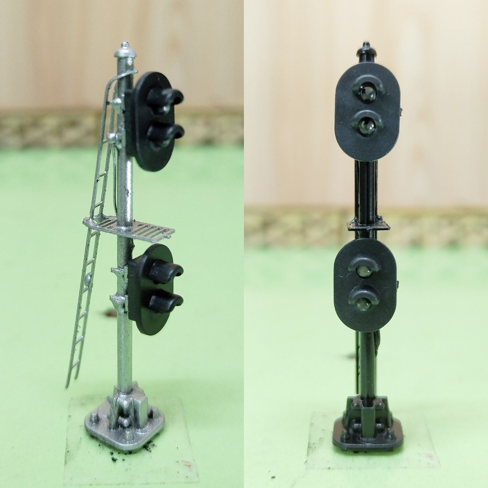 1 x black signal target for cantilever signal bridge making 3 aspects #FB22