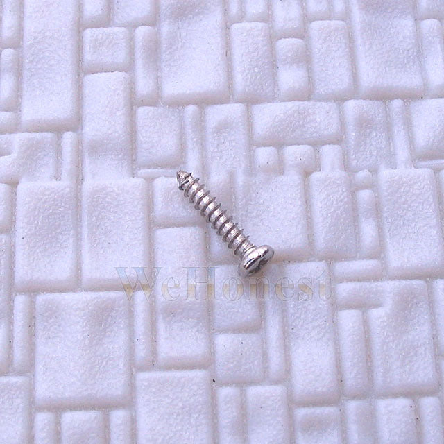 300 pcs Mini Tiny Silver Self Tapping Track Screws 6mm