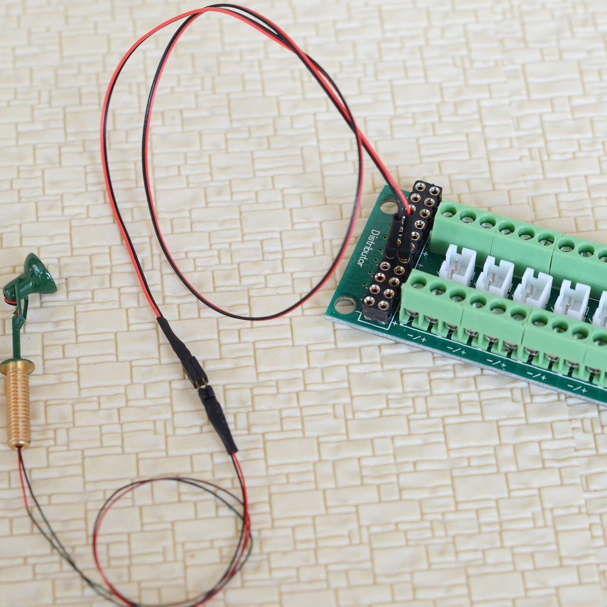 10 x wired combined 2 pins mini-plug 1.27mm + separate pin connectors