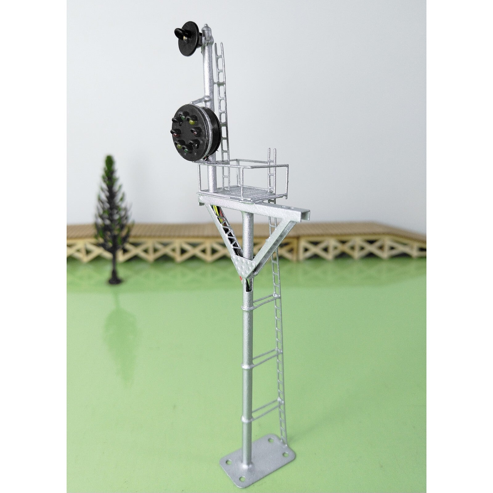 1 x HO scale model railroad tower CPL signal B&O goalpost bracket  #LU1