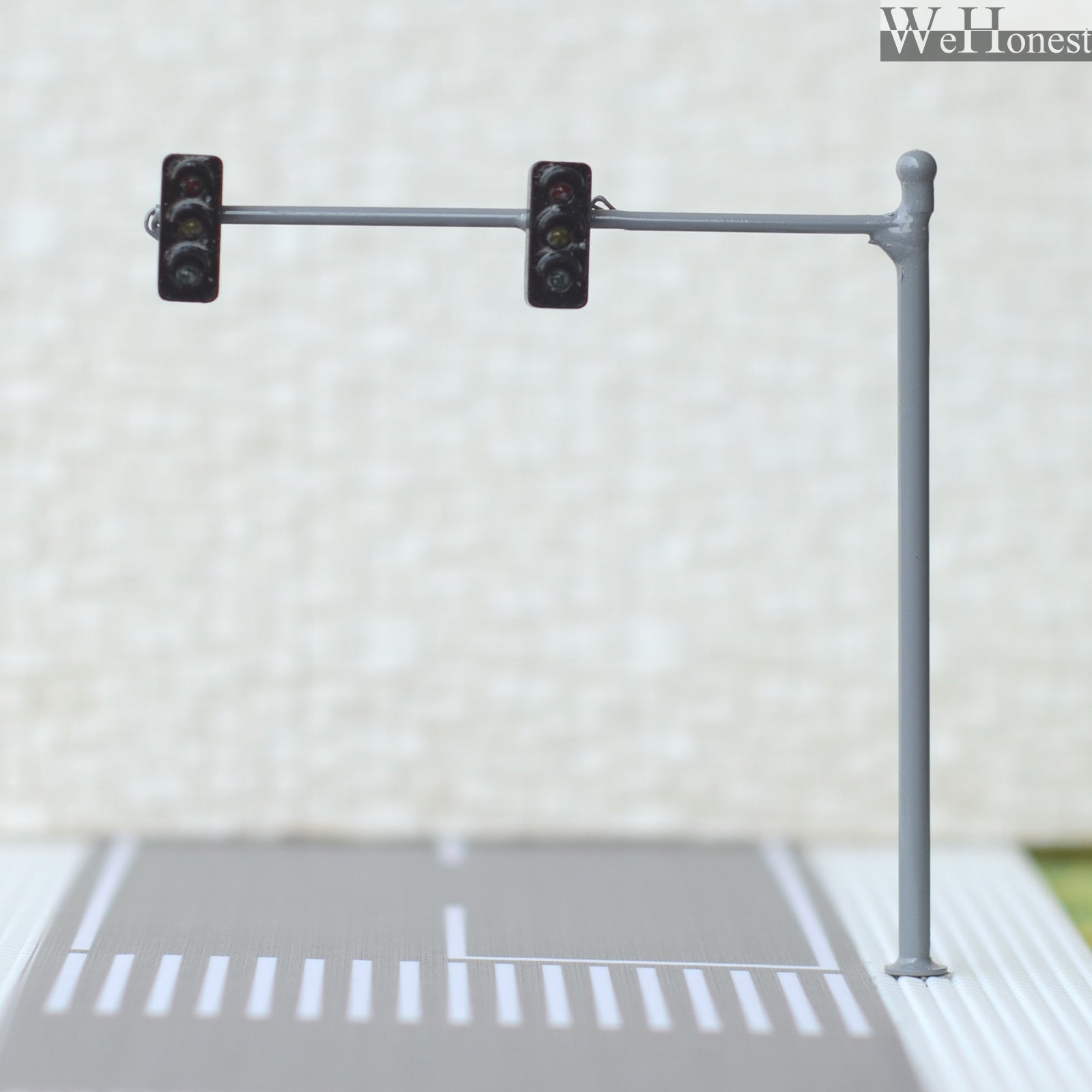 2 x HO / OO traffic light signal LED model train crossing walk Street #V2B3BL