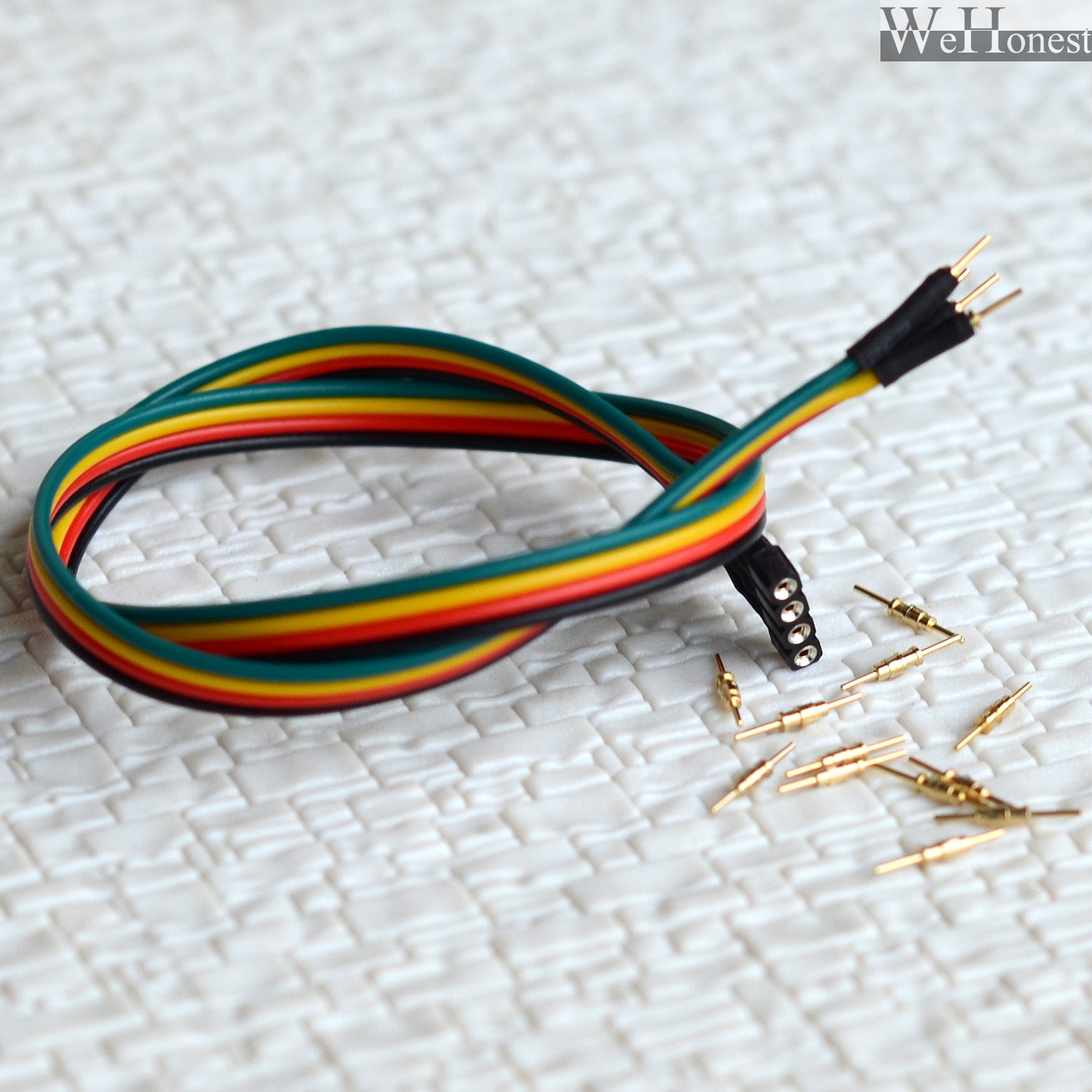 5 x extending wires with Connector for HO N O Scale 3 aspects signals #4P