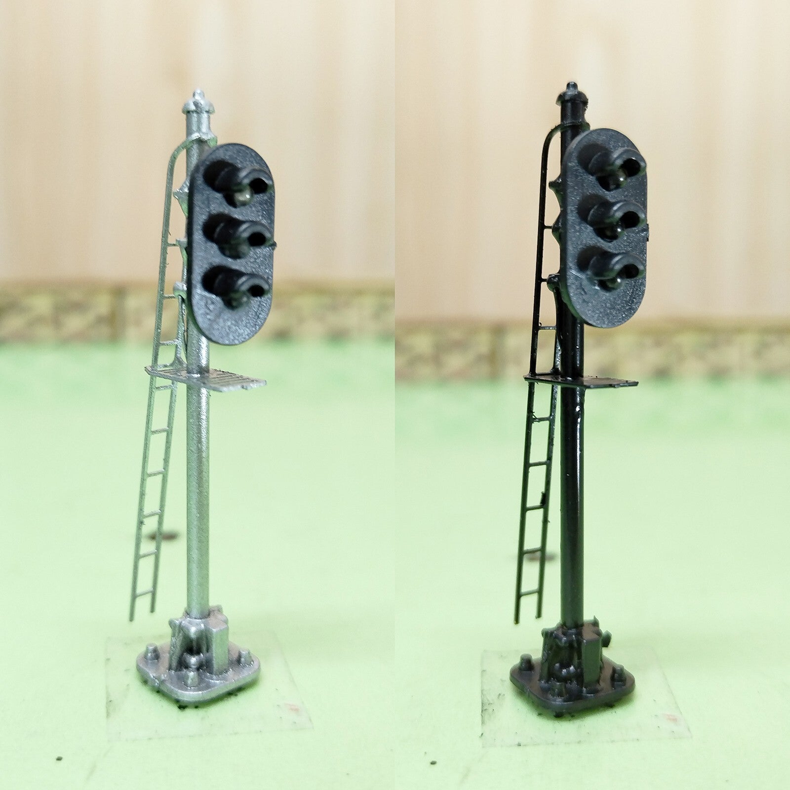 1 x black signal target for cantilever signal bridge making 3 aspects #FB03