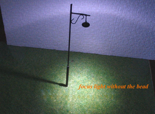 5 pcs O Scale Long Life Model Lamp post LED Made Street Light cold Lamp #R34W