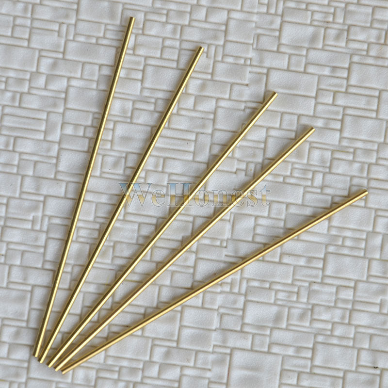 20 pcs ultra slim Brass Pipe Copper Pipe Copper Tube Φ1.3mm x 70mm