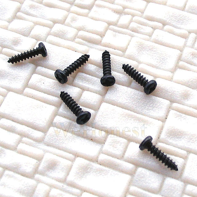 3000 pcs Mini Tiny Black Self Tapping Track Screws 6mm