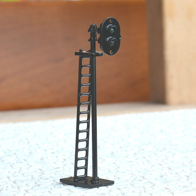 5 pcs HO Scale 6cm Railroad Signals Green over Red 12V LEDs Made Block Signal