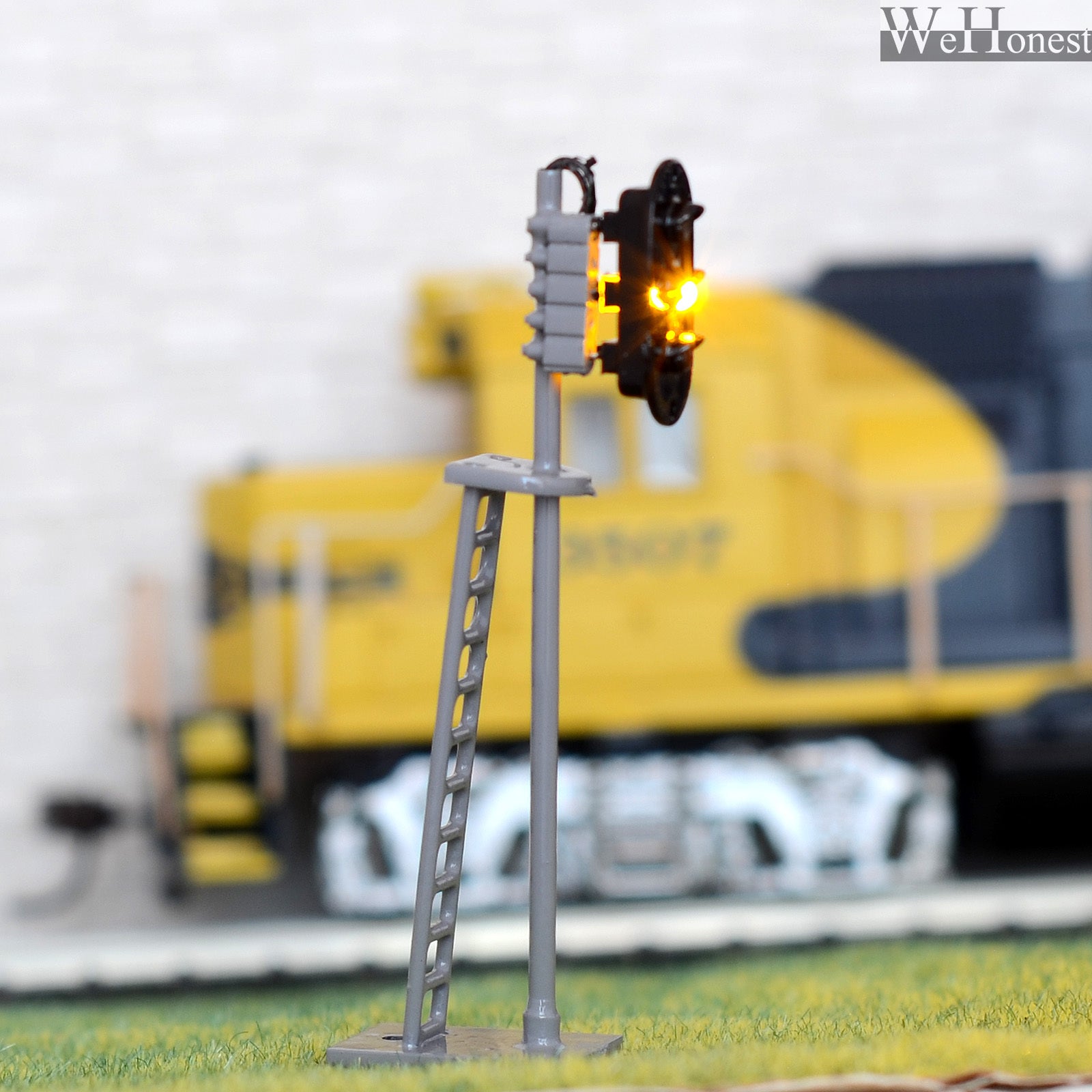 1 x HO Scale Model Railroad Train Signals Lights 3 aspect led Block Signal #G6CM