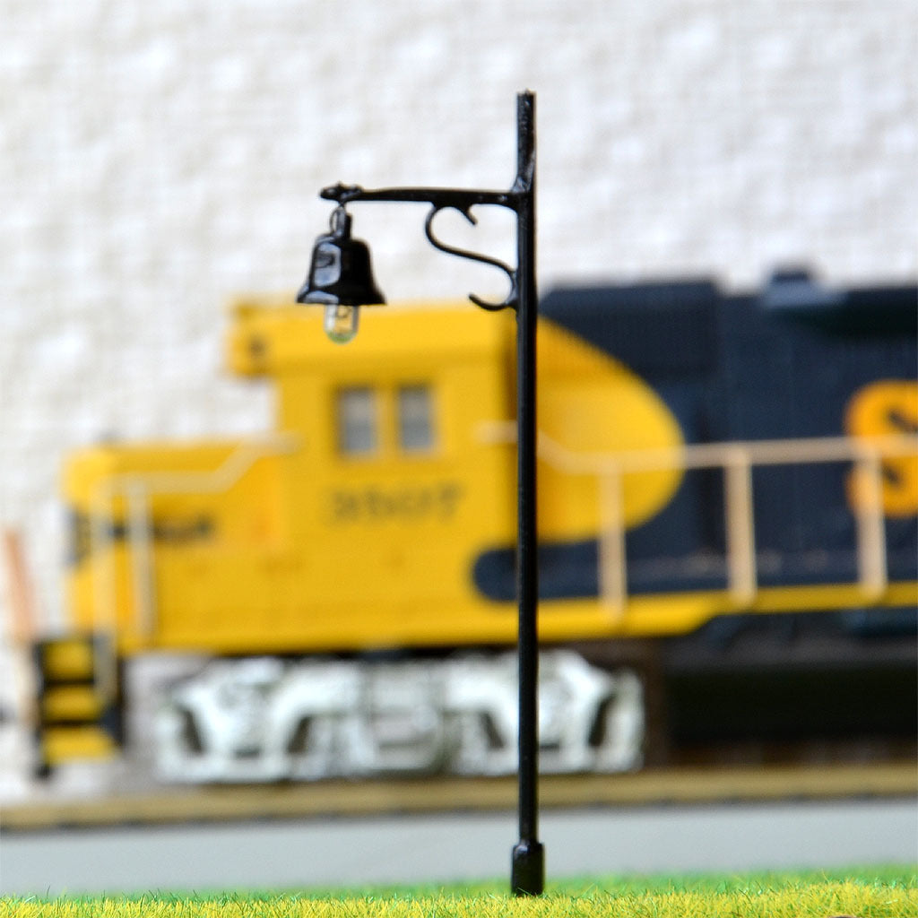 10 x OO / HO Scale Model Train Lamps Railroad Lamp posts 12V Street Li