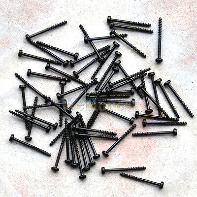 300 pcs ultra slim Mini Tiny Black Self Tapping Track Screws 1.2mm x 12mm