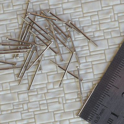 200 pcs Tiny Self Tapping Airplanes & Helicopters Screws super thin 1mm x 17mm