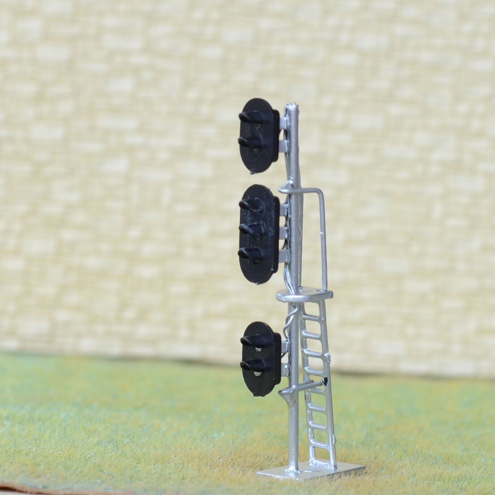 1 x HO / OO railroad block signals LED model train shunting hump signal 3 target