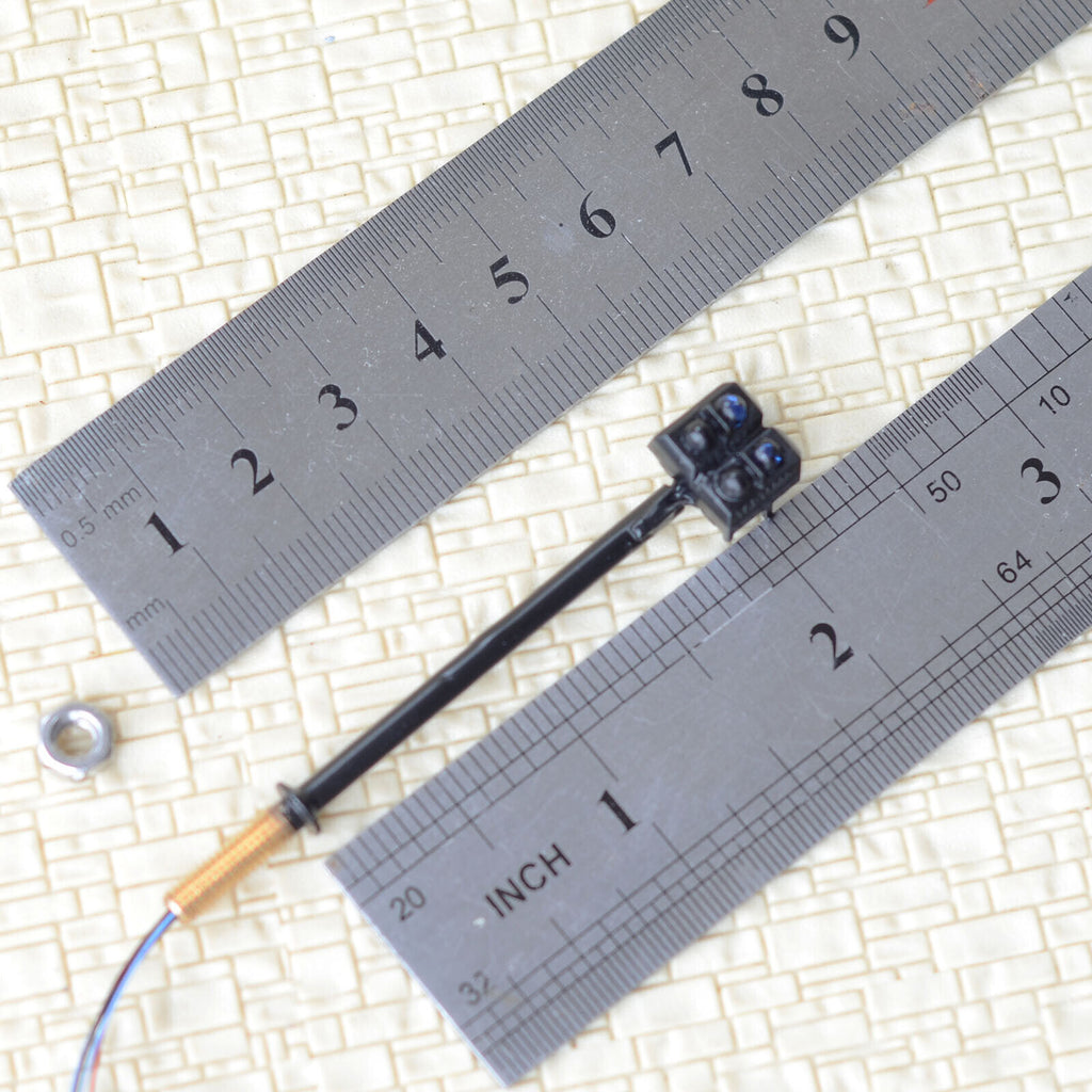 2 x O scale trackside enhanced IR sensors train detector signal trigge
