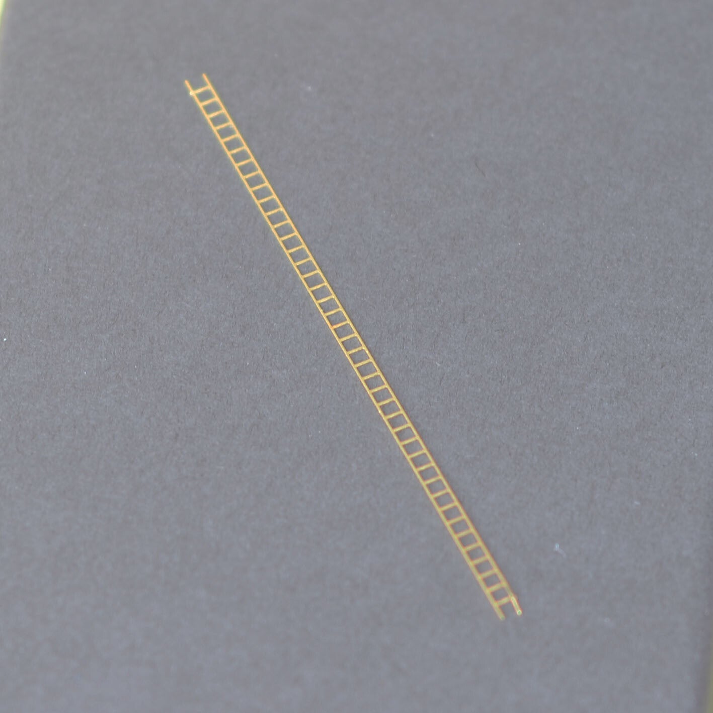 5 x N scale model railroad coppery ladders brass solderable structure building